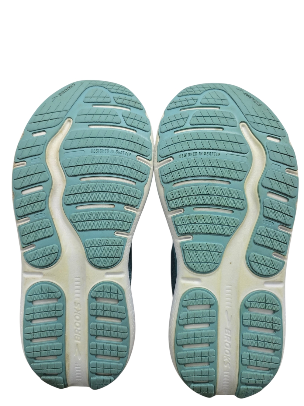 Brooks Ghost Max 2 Women’s Teal and Pink Running Shoes Size 10 - Picture 7 of 13